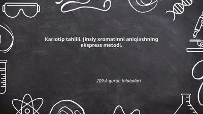 kariotip tahlili — PPTX