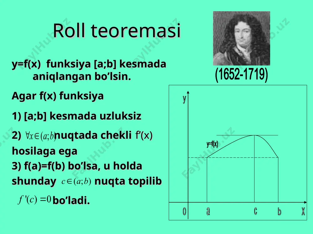 differensiallashuvchi funksiyalar va asosiy teoremalari - Page 3