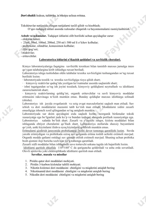nikotin kislotasi tahlili - Page 5