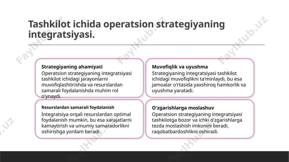 operatsion strategiya tashkilotning operatsion tizimini yaratishdagi asos sifatida - Page 5