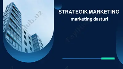 strategik marketing — PPTX