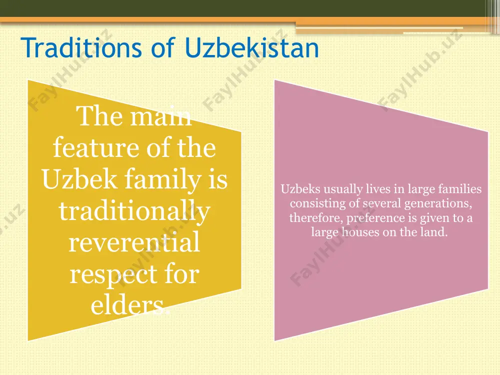 the baby. in various regions ritual has its own differences and depends on the family’s income: the rich families usually celebrate this event extensively, and families with low income celebrate it modestly. beshik (cradle) and necessary things for the baby are provided by the relatives of the baby. in dastarkhan (table-cloth) wrapped cakes, sweets and toys. gifts are prepared for the baby’s parents and grandparents. richly decorated beshik, dasturkhans and gifts are loaded into the viechle together with the guests to he sounds of carnay, surnay, and tambourine and drive to the baby’s parent house khanta-kilish khanta kilish - is another ancient uzbek ceremony, blessed by islam (sunnat tuyi). this ceremony is held with boys at 3, 5, 7, 9 years old, in rare cases in 11-12 years. carrying sunnat is controlled by the public. since the birth of the boy, parents start preparations for the sunnat tuyi, gradually acquiring …