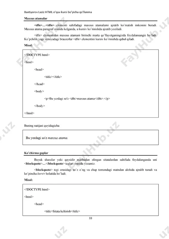html o'quv kui bo'yicha go'lanma - Page 5