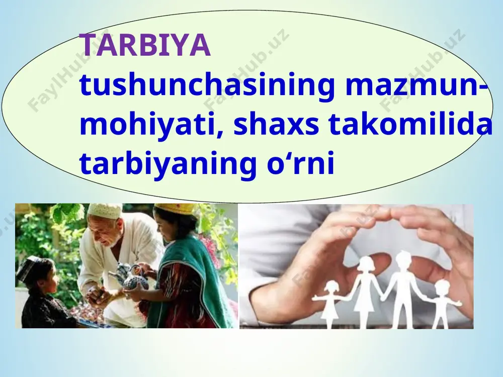 b berilgan. jumladan: - yoshlarning ma’naviy, intellektual, jismoniy va axloqiy jihatdan kamol topishiga kо‘maklashish; - yoshlarni vatanparvarlik, fuqarolik tuyg‘usi, bag‘rikenglik, qonunlarga, milliy va umuminsoniy qadriyatlarga hurmat ruhida, zararli ta’sirlar va oqimlarga qarshi tura oladigan, hayotga bо‘lgan qat’iy ishonch va qarashlarga ega qilib tarbiyalash; - yoshlarni axloqiy negizlarni buzishga olib keladigan xatti-harakatlardan, terrorizm va diniy ekstremizm, separatizm, fundamentalizm, zо‘ravonlik va shafqatsizlik g‘oyalaridan himoya qilish va hk. oliy ta’lim muassasalarida tashkil etiladigan ma’naviy-ma’rifiy tadbirlarning yo‘nalishlari: bugungi kunda mamlakatimizda yoshlar tarbiyasi davlat siyosati darajasiga kо‘tarilgan ekan, buning negizida kelajagimiz bunyodkorlari bо‘lgan yoshlarni inson qalbi va ongini egallash uchun, turli mafkuralar о‘rtasidagi kurash asrida turli xil yot g‘oyalar va tajovuzlardan asrab qolish maqsadi ham mujassam. zotan, о‘zbekiston respublikasi prezidenti shavkat mirziyoyev ta’kidlayotganidek, “...yosh avlod tarbiyasi hamma zamonlarda ham muhim va dolzarb ahamiyatga ega bо‘lib kelgan. ammo biz yashayotgan xxi asrda bu masalaga xaqiqatdan ham hayot – mamot masalasiga aylanib bormoqda. yoshlar kim? yoshlar – …