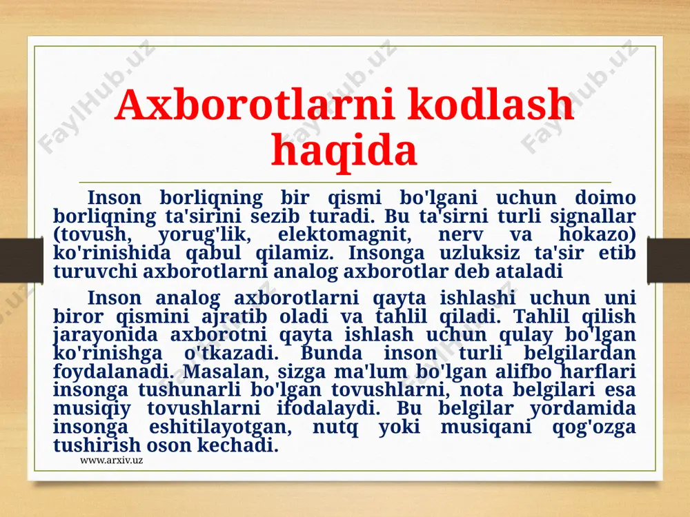 axborotlarni kodlash - Page 4