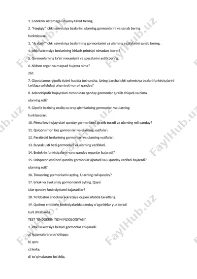 endokrin sistema — DOCX