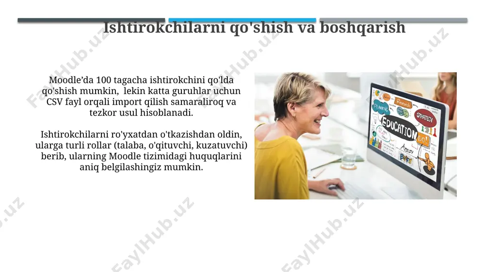 lms moodle da kurs yaratish va uni sozlash - Page 5