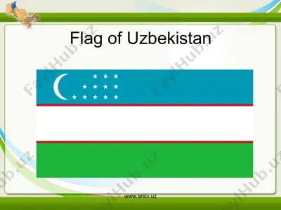 flag and emblem of uzbekistan — PPT