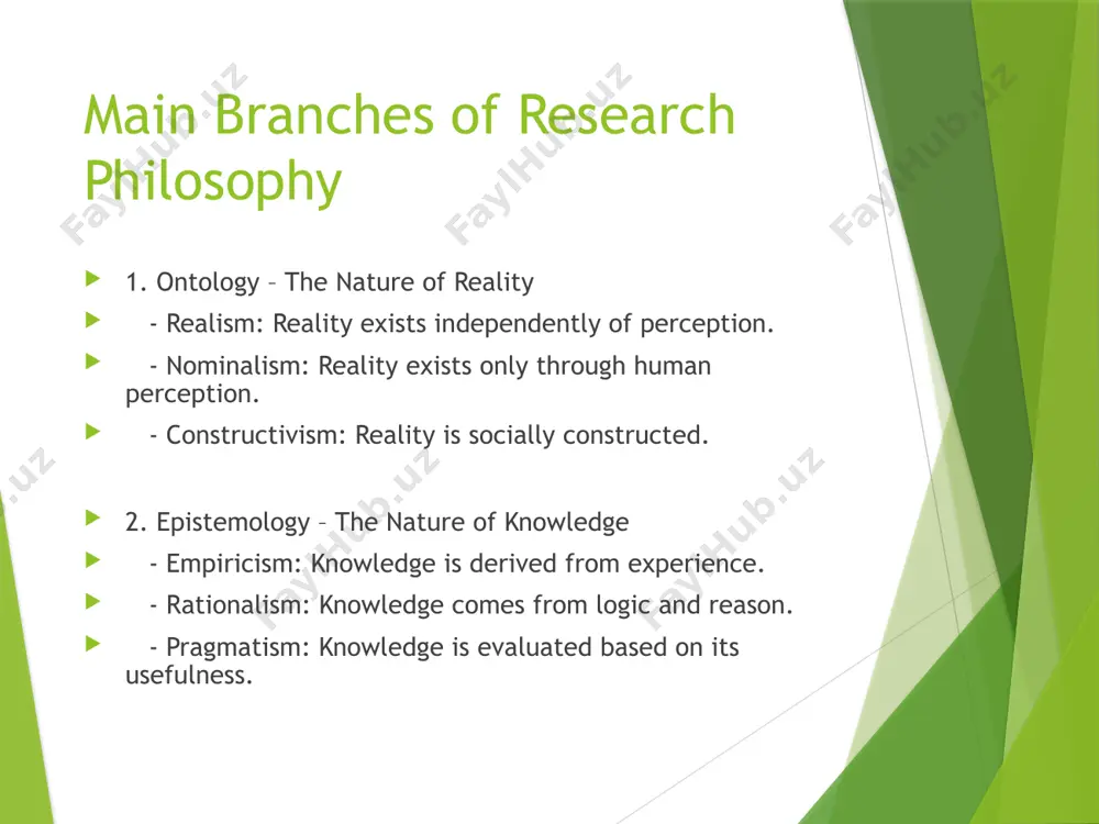 research philosophy and reflection of philosophical laws in research - Page 3