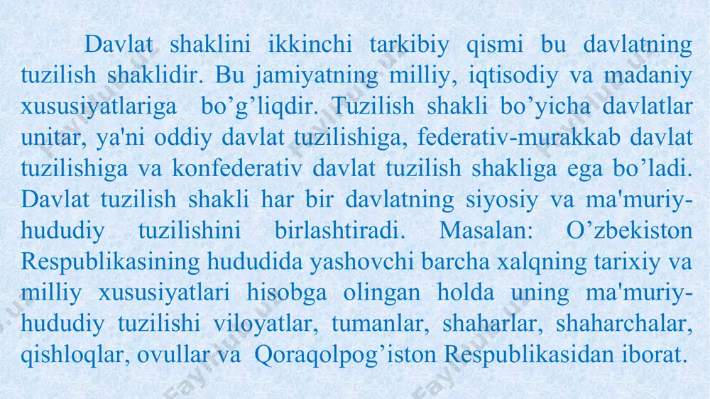 davlatning siyosiy rejim shakli - Page 5