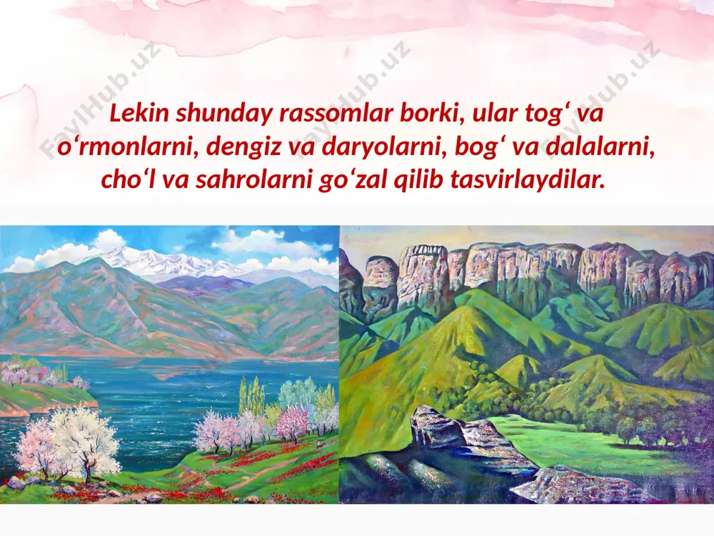 «tog‘da bahor» mavzusida kompozitsiya ishlash. 4- sinf - Page 3