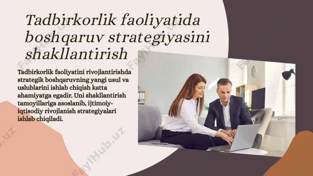tadbirkorlik faoliyatini boshqarish va uni yaxshilash yo'llari - Page 5