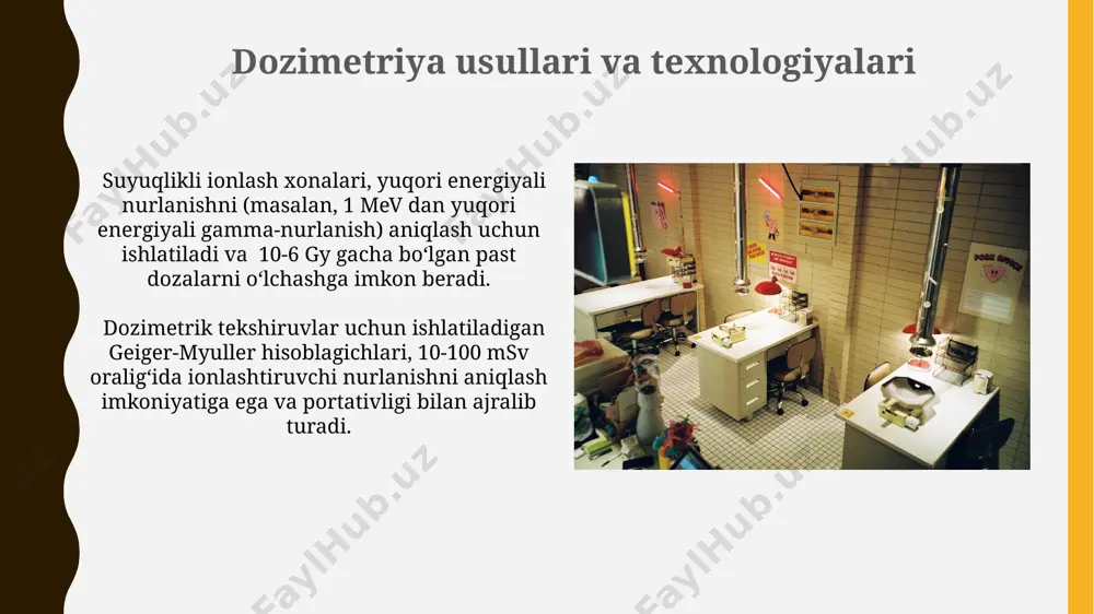 yutilgan nurlar energiyasini dozimetrik baxolash - Page 5
