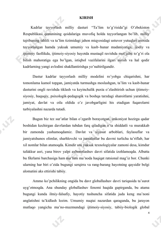 llar hisoblanadi. boshqa integrallar ma’lum shartlar ostida bu integrallash qoidasiga bo’ysinadi. shuning uchun egri chiziqli soha bo’yicha integrallarni o’rganish uchun egri chiziqli integrallarning o’zini yaxshi bilish muhim hisoblanadi. ular jumlasiga stoks va grin formulalarini o’rganish kiradi. kurs ishining vazifalari: egri chiziqli integrallar va soha bo’yicha integrallarni o’rganish. kurs ishining o’rganilganlik darajasi: kurs ishiga qo’yilgan masala to’la o’rganilgan, chuqur tahlil qilinib yoritilgan. kurs ishining ob’yekti: ostrogradsky formulalari, grin formulalari, stoks formulalari, egri chiziqli integrallar, sirt integrallari. kurs ishining predmeti: egri chiziqli integral, ikki va uch karrali soha soha bo’yicha integrallarni o’rganish. kurs ishining ilmiy farazi: ushbu kurs ishida refarativ xarakterga ega bo’lib, uslubiy qo’llanma sifatida foydalanish maqsadida tayyorlangan. kurs ishining yangiligi:ushbu kurs ishida refarativ xarakterga ega bo’lib, muhim va murakkablik darajasiga ega bo’lgan integrallar isboti bilan ko’rsatilgan, hamda misollarda izohlab ko’rsatilgan. kurs ishining amaliy ahamiyati: ushbu kurs ishida oliy o’quv yurtlarining “matematika” ta’lim yo’nalishi bakalavr talabalari uslubiy qo’llanma sifatida foydalanishlari mumkin. …