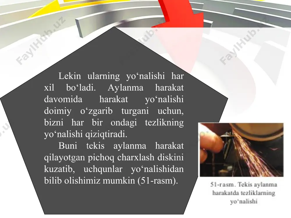 markazga intilma tezlanish 7-sinf - Page 4