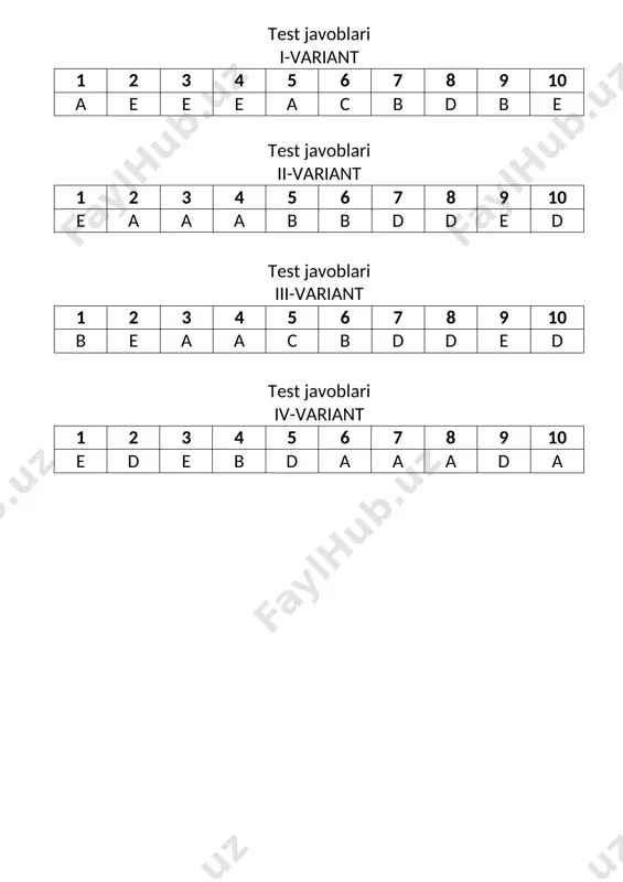 matematikadan test savollari - Page 5