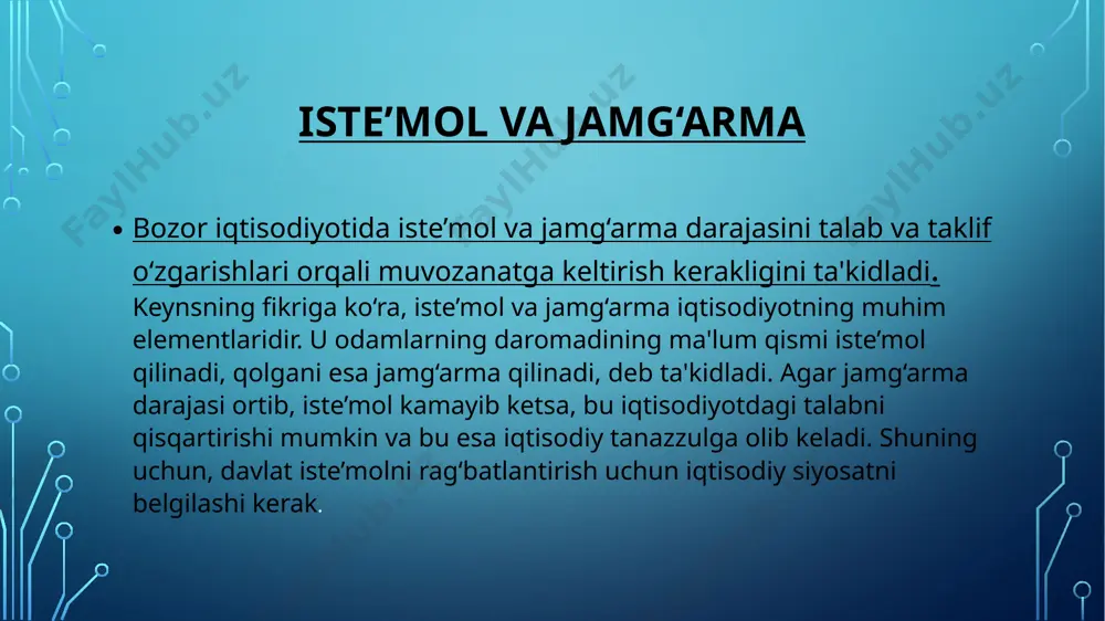 djon meynard keynsning iqtisodiy qarashlari va g’oyalari - Page 5