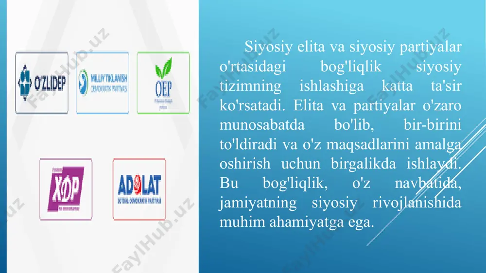 siyosiy partiyalar va siyosiy elita o'rtasidagi o'zaro bog'liqlik - Page 4
