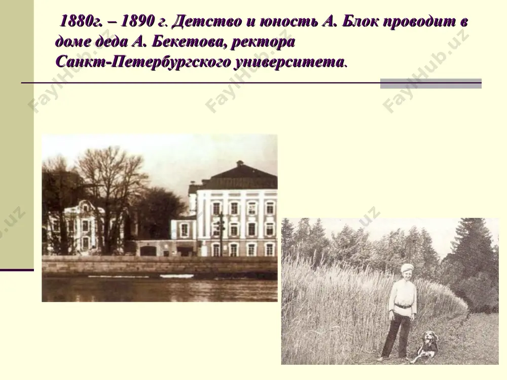 жизненный и творческий путь александра блока - Page 4
