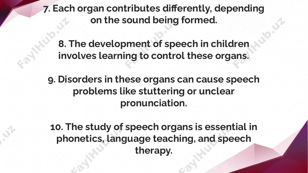 speech organs and their functions - Page 4
