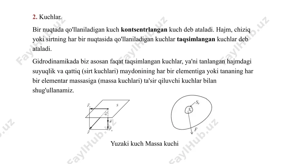 zda davomiylik deb ataladi". gidromexanika masalalarini yechish uchun ishlatiladigan matematik apparatlar - tfc, vektor tahlili, matematik tenglamalar. fizika. ideal suyuqlik yopishqoqligi bo'lmagan suyuqlikdir. suyuqlik suyuqlik zarralaridan iborat bo'lib, suyuqlikning kichik ajratilgan hajmi oqim paytida deformatsiyalanadi, lekin bu hajmni cheklovchi sirt bo'ylab oqim sodir bo'lmaydi. eyler va lagranj tomonidan suyuqlikning harakatini tavsiflashning ikkita usuli . lagrange o'zgaruvchilari ko'rib chiqilayotgan suyuqlik zarrasining koordinatalari. eyler o'zgaruvchilari - skaler va vektor maydonlari: tezlik, bosim, tezlanish, harorat va boshqalar. x , y , z , t . image1.jpg image2.jpeg image3.emf oleobject1.bin image4.emf oleobject2.bin image5.jpg image6.jpg image7.jpeg image8.jpeg image9.wmf oleobject3.bin image10.jpg image11.wmf oleobject4.bin image12.jpg image13.jpeg image14.jpeg image15.jpeg image16.jpg image17.jpg image18.jpeg image19.jpeg image20.jpeg image21.jpeg image22.jpeg image23.jpeg image24.jpeg image25.wmf oleobject5.bin