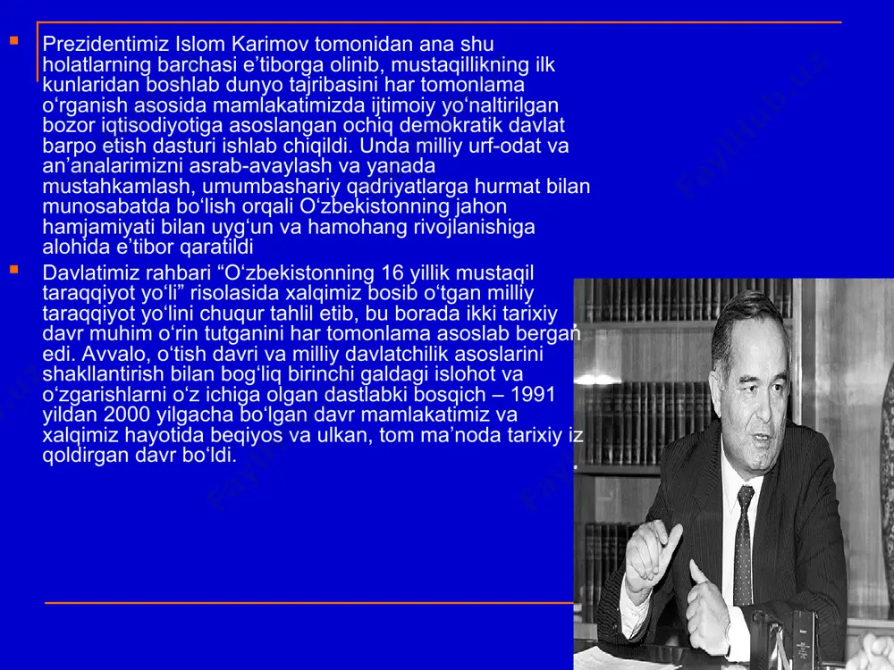 srning miklarida turkman va qirg`iz milliy bo`limlari tashkil etildi. 1924-yil 28-mayda sharqiy buxoroning miki shaklllantirildi. 1923-yil oktabrda bo`lgan sovetlarning iv butunxorazm qurultoyida xxsr tarkibida markazi toshhovuz bo`lgan turkman viloyati va markazi xo`jayli bo`lgan qirg`iz-qoraqalpoq viloyatlari tashkil etildi. o`zzbeklar ko`pchilikni tashkil etgan hududlar markazi yangi urganch bo`lgan yangi urganch viloyatiga o`tkazildi. buxoro va xorazm respublikalarida va tassrning davlat apparatlarida barcha millatlar vakillari uchun o`rinlar ajratildi. shuning uchun ham 1922-yilgi sovetlarning iii-butunxorazm qurultoyida xxsrda millatlar o`rtasida boshqa kelishmovchiliklar qolmagani aytib o`tildi. biroq milliy viloyatlarning tashkil etilishi o`rta osiyo xalqlarining bo`lib yuborilgan qismlarini to`liq birlashtira olmas edi. lekin bu davrda turkiston assrning bo`lib yuborilishi va o`rta osiyodagi har bir xalqning o`z davlatini tuzishi uchun yetarli shart-sharoitlar mavjud bo`lmaganligi uchun ham buni amalga oshirib bo`lmas edi. 1922-yilda sssrning tashkil topishi o`rta osiyoxalqlariga o`z davlatlarini tuzish imkonini berdi, biroq butun o`rta osiyo hududida milliy masalani hal etish ichki kurashlar tufayli to`xtab qolayotgan edi. bundan tashqari …