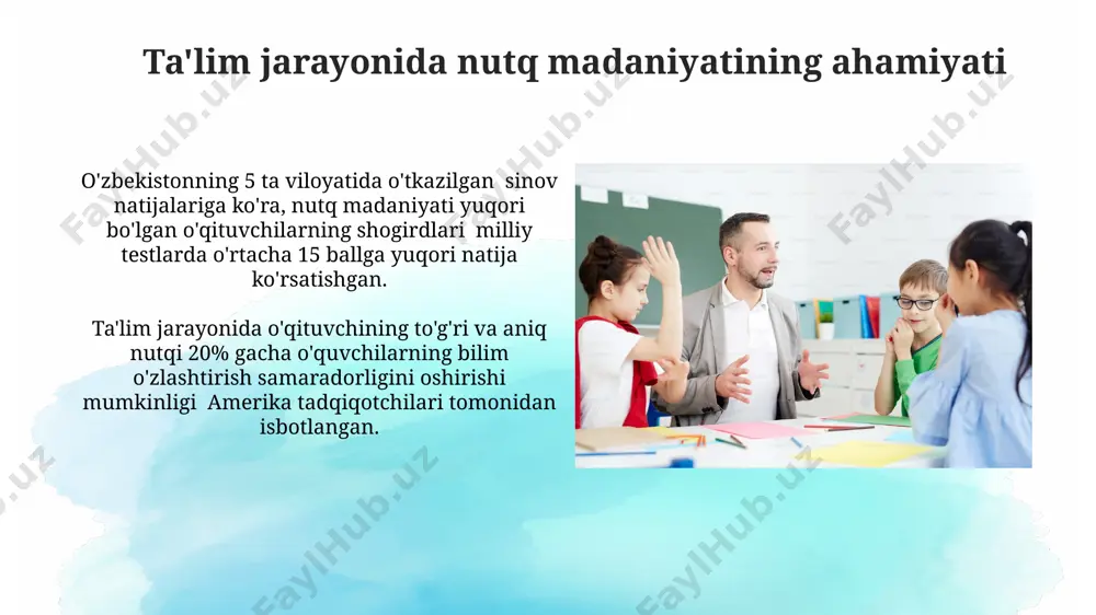 nutq madaniyati va o‘qituvchining nutqi - Page 5