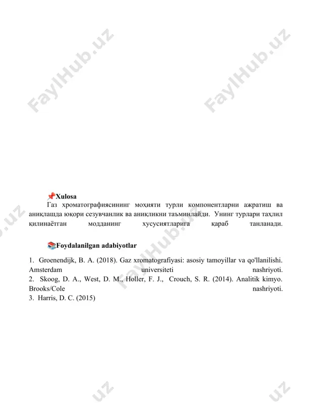 gaz xromatografiyasi mohiyati va turlari - Page 5