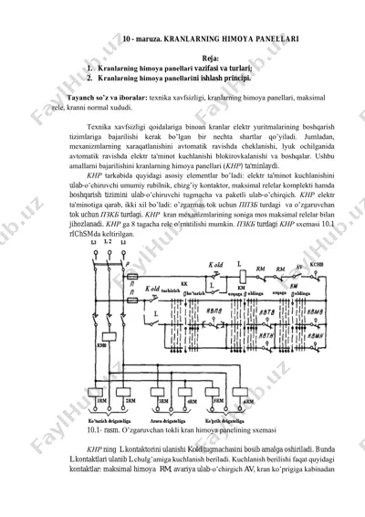 kranlarning himoya panellari — PDF