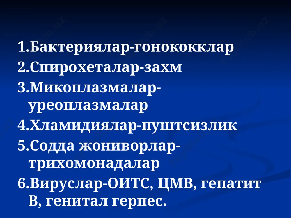 3.иммобилизация реакцияси (рит) 4.иф, ифа даволаш -антибиотиклар: пенициллин гурухи -бициллин -экстенциллин -пентибен пенициллинга аллергия берса; -цефтриаксон кулланилади. -номахсус терапия: пиротерапия -пирогенал -иммуномодулятор -1-2йил мобайнида хар 3ойда даволанади. -клиник формасига караб 5йилдан кейин руйхатдан олинади. image1.jpeg image2.jpeg image3.jpeg image4.jpeg