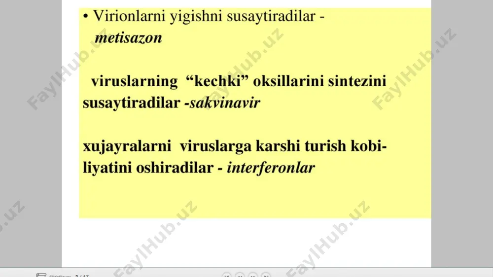 viruslarga qarshi vositalar - Page 3
