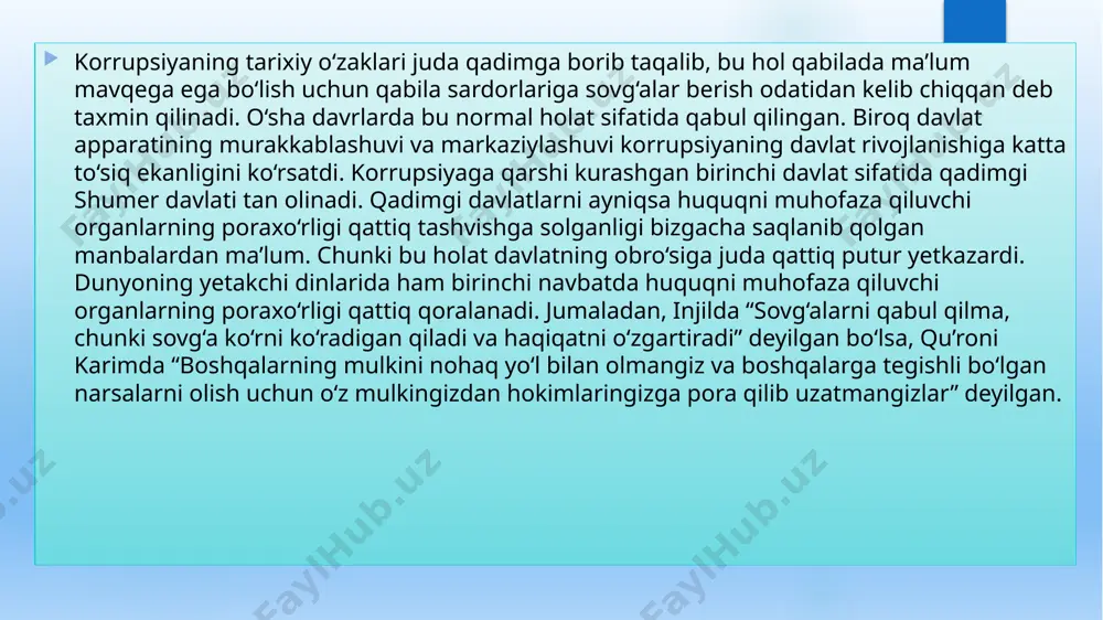 korrupsiya va uning ko’rinishlari - Page 5