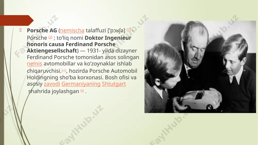 g avtomobillarining har bir jihatida yaqqol namoyon bo‘ladi. tafsilotlarga jiddiy e'tibor, ilg'or materiallar va nozik muhandislik har bir porsche unumdorligi va mahoratidan dalolat beradi. porsche kompaniyasi sifatida dunyodagi eng ishonchli va ishonchli avtomobil brendlaridan biri sifatida tanilganining sababi bor. brend sifatida u ishlash va buyuklik bilan sinonimdir. haydovchilar porsche-ni yangilangan texnologiyalari, mukammal haydash sifati va hayratlanarli haydash dinamikasi uchun hayratda qoldiradilar. fuhrmann ferri porsche tomonidan ishdan boʼshatildi va uning oʼrniga porschening amerikalik menejeri piter shuts keldi. uning ostida 911 modellari kompaniyaning asosiy avtomobilining soʼzsiz holatini qaytardi. 1982- yilda kabriolet paydo bo'ldi va bir yildan soʼng 231 ot kuchiga ega 911 carrera bazaga aylanadi. 1985- yil uchun yangi turbo koʼrinishdagi ( aka supersport ) versiyasi boʼlib, u turbo modelidagi shassi va kuzovli oddiy carrera edi, u oʼz navbatida kengroq orqa qanotlari va katta spoylerga ega ( baʼzan "piknik stoli" deb ataladi" laganda" yoki "kit dumi" ). turbo modelining oʼzi, bir yil …
