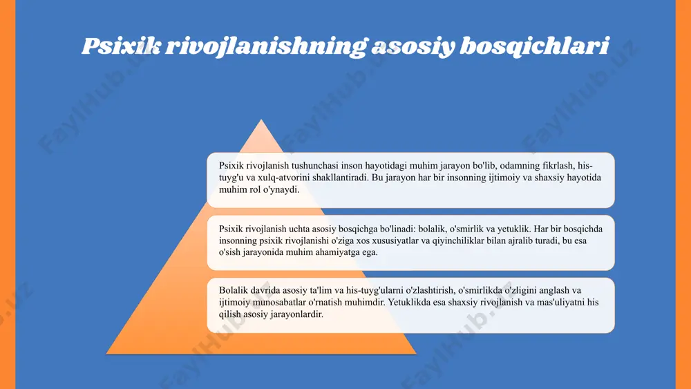 yosh va pedagogik psixologiyani o'rganish usullari - Page 5