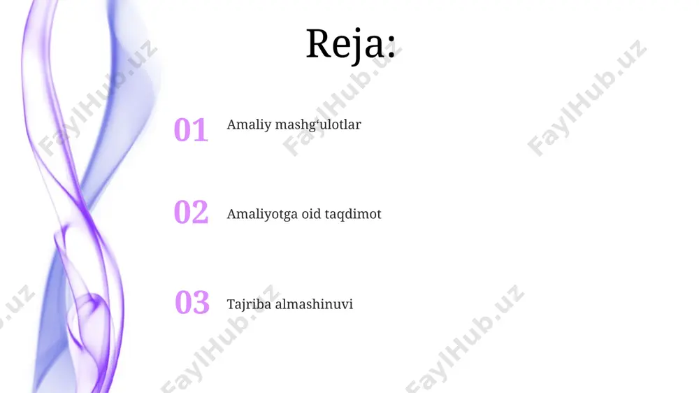tiq foydalanuvchi bazasini yaratishni maqsad qilganman. kelajakdagi rejalarimga 5 yil ichida kamida 3 ta xorijiy tilni erkin o'rganish va shu sohalarda 2 tadan professional sertifikatlarga ega bo'lish kiradi. kelgusi 3 yil ichida biznesni kengaytirish uchun 500,000 aqsh dollari miqdorida investitsiya jalb qilishni rejalashtirmoqdaman, bu esa 10 ta yangi ish o'rni yaratish imkonini beradi. samaradorlikni baholash samaradorlikni baholashda, 5 ta asosiy ko'rsatkich (mahsulot sifati, vaqt sarfi, xarajatlar, xavfsizlik va mijozlar qoniqishi)ni tahlil qilish orqali umumiy ballni 100 balldan hisoblash mumkin. samaradorlikni 3 bosqichda baholash usuli (rejalashtirish, amalga oshirish va tahlil qilish) samarali natijalarga erishish va kamchiliklarni aniqlash imkonini beradi, har bir bosqich uchun kamida 10 ta mezon qo'llaniladi. loyihaning samaradorligini baholashda, roi (return on investment) ko'rsatkichi muhim ahamiyatga ega bo'lib, u investitsiyalarning daromadga nisbatini 1:3 dan kam bo'lmagan darajada ko'rsatishi kerak. muammolar va ularning yechimlari muammolarni hal qilishda 5w2h (kim, nima, qayerda, qachon, nima uchun, qanday va qancha) metodikasi samaradorlikni 30% …
