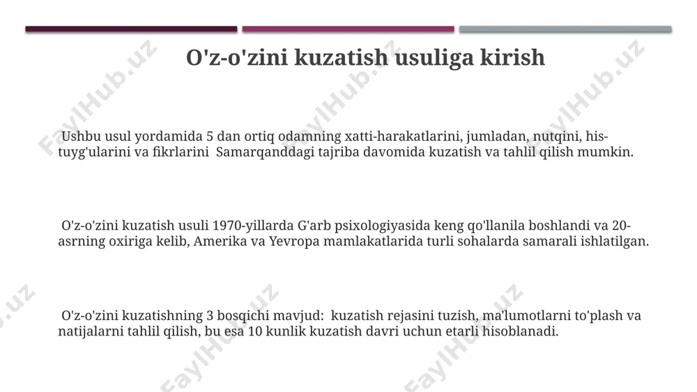 o'z-o'zini kuzatish metodi - Page 3