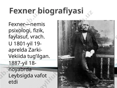 fexner biografiyasi — PPTX