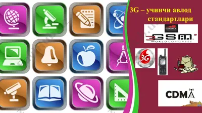 3g учинчи авлод стандартлари — PPTX