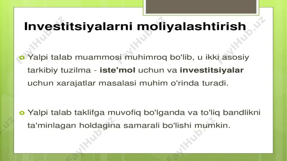 iste’mol jamg’armasi va investitsiyalar - Page 3