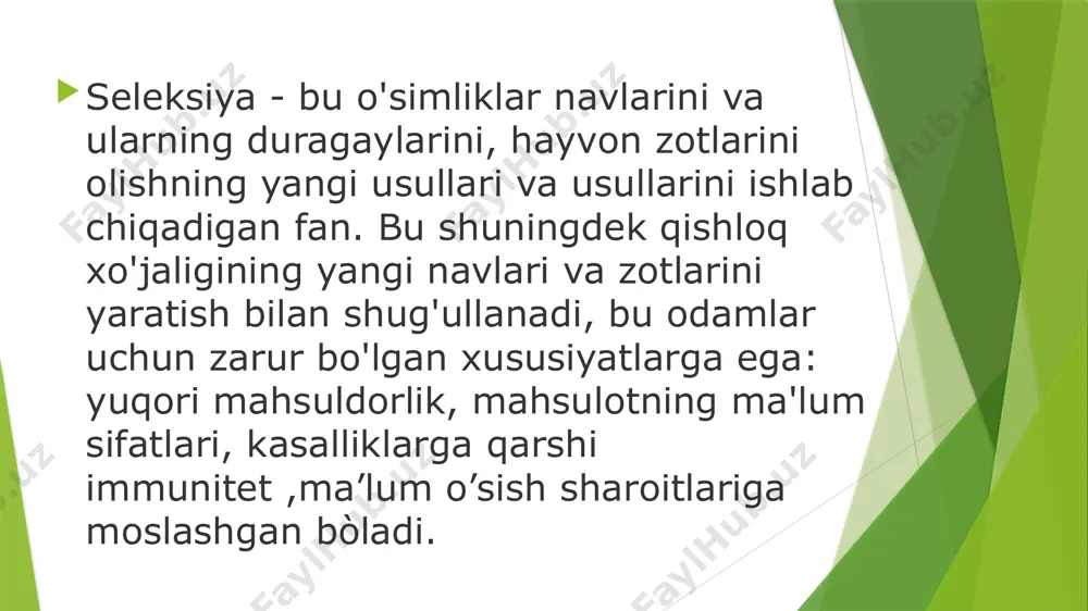 o’simliklar seleksiyasi usullari - Page 3