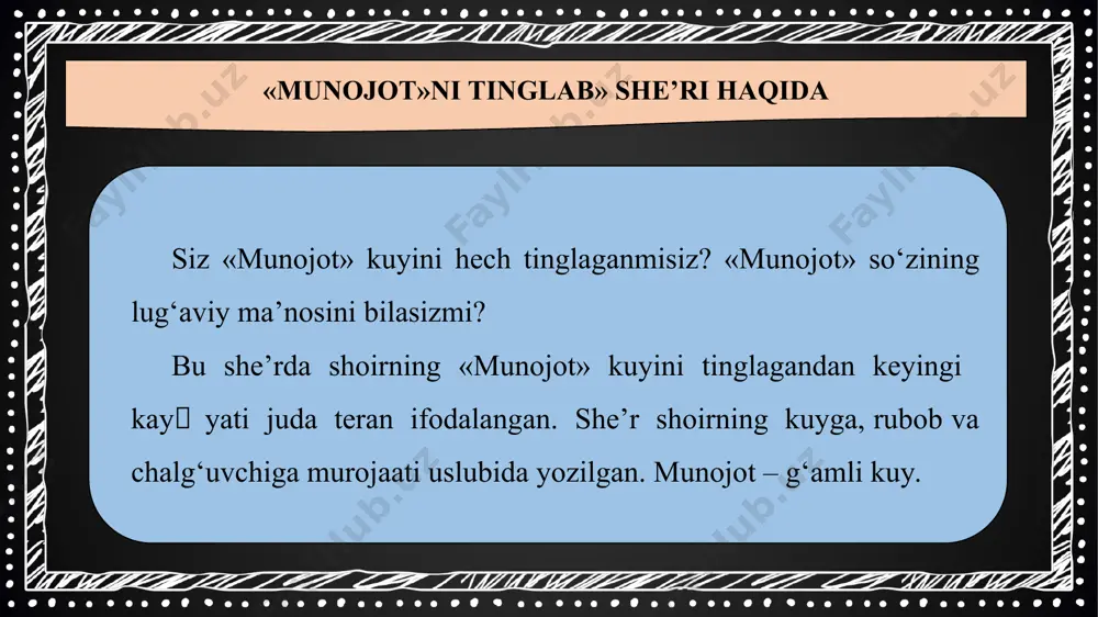lardan esdilar turfa xil nafas. ushbu misralarda shamolni ramz sifatida ijtimoiy talqin qilish o‘rinli bo‘ladi. turli holat, vaziyat, ko‘rsatma, o‘zgarish, har xil qayg‘u- g‘am va shodlik – barcha-barchasi «shamol» metaforasi vositasida ifoda qilinadi. shamol goh quyun, goh dovuldek shidd atli, ba’zida oshkora, ba’zan yashirin esadi. shamol tufayli bog‘lar barbod bo‘lishi, bo‘stonlar zavolga yuz tutishi mumkin. hatto inson umr yo‘llarida noo‘rin paydo bo‘lgan «shamol» – tuhmat yo bo‘hton – uning hayotini izdan chiqaradi. shoir shamolga har band oxirida: «o, yurtim shamoli, yurtim shamoli», – deb xitob qilar ekan, fikr yo‘na lishini «qayg‘ulardan xoli» saodat va bunyodkorlik yo‘llariga boshlaydi. shoir shamol sha’niga bag‘ishlagan ushbu she’rida juda muhim bir falsafani ilgari suradi. insonning dunyoga kelishi va ketishini: bu gulshan vodiyda men ham bir shamol, shamol kabi keldim, shunday keturman, – deb shamol obrazi vositasida ifodalaydi. hayot – gulshan vodiy; inson – shamol. bu gulshanga inson shamolday keladi va shunday tez ketadi. ammo shoir …