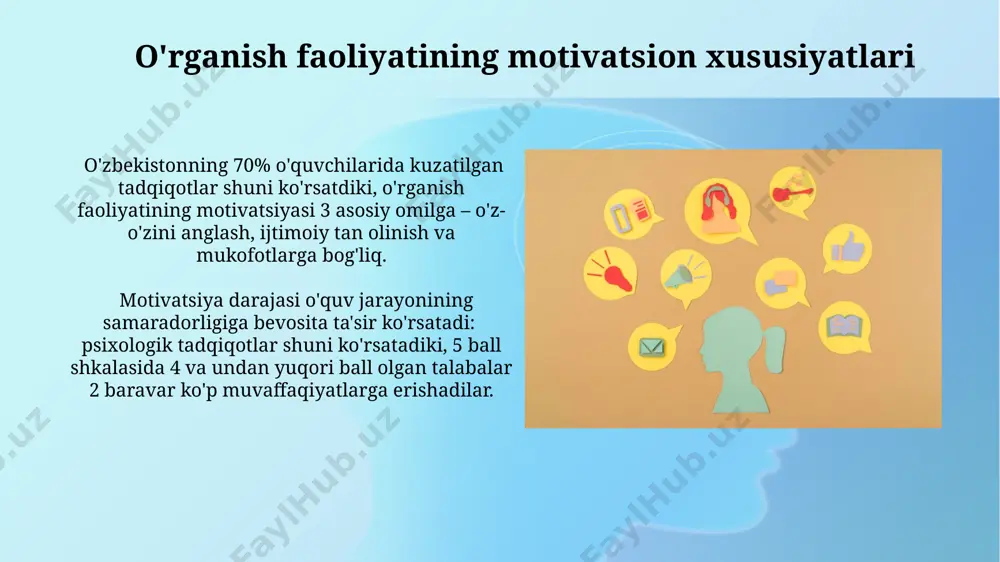 o‘quv faoliyatining psixologik xususiyatlari - Page 4