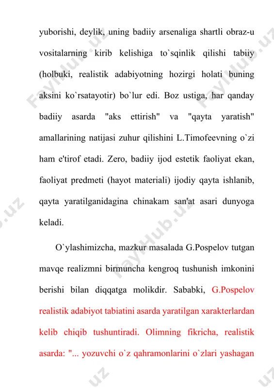 iga aylanishini ilmiy asoslash jarayonida sodir bo`lgan. shunday bo`lsa-da, atamaning keyingi ma'noda qo`llanishi badiiy ijoddagi ikki muhim unsur - metod va uslubni alohida kategoriyalar sifatida tushunish va tushuntirish imkonini berishi bilan ahamiyatlidir. bu yo`sin tushunishda agar metod gnoseologik (ya'ni, badiiy bilish bilan bog`liq) va sotsiologik kategoriya bo`lsa, uslub antropologik (ya'ni, ijodkor shaxsi bilan bog`liq) va ontologik kategoriyadir. bundan ko`rinadiki, metod g`oyaviylik hodisasi bo`lsa, uslub badiiylik hodisasidir. aytilganlarni umumlashtirgan holda bir-biriga bog`liq uchta adabiy-estetik kategoriyani ta'kidlashimiz mumkin bo`ladi: hayotni badiiy aks ettirish prinsiplari (yoki "ijod tipi", "badiiy tafakkur shakli", "badiiy tafakkur usuli"), metod va uslub. bularning har biriga alohida to`xtalish joiz. birinchisi eng umumiy kategoriya bo`lib, u ijodkorlarni hayotni ikki xilda - realistik yo norealistik aks ettirishga yo`naltiradi. ikkinchisi – metod gnoseologik kategoriya sifatida ijodkorni voqelikning kategoriya sifatida esa o`sha voqelikni o`z dunyoqarashidan kelib chiqqan holda baholashga yo`naltiradi. uchinchisi – uslub antropologik kategoriya sifatida san'atkorning ijodiy individualligini belgilaydi, ontologik kategoriya sifatida …