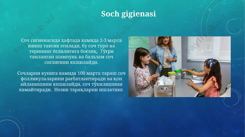 o'quvchilarni gigiyenik tarbiyalash - Page 4
