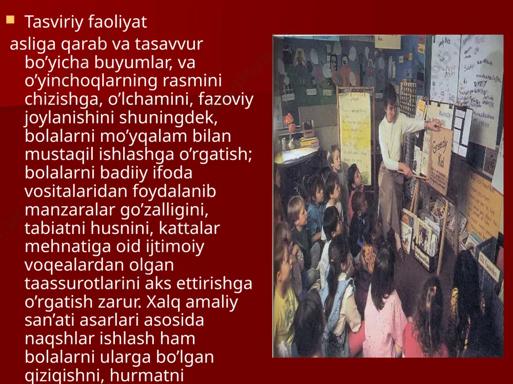 tasviriy faoliyatga o'rgatish - Page 4
