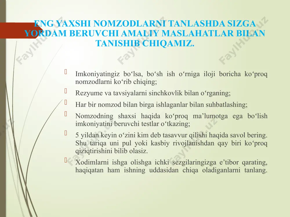 lash eng kam miqdorining bir baravari miqdoridan kam bo‘lmagan ish haqini to‘lab, bandligini ta’minlagan va ular jami ishchilar sonining kamida 20 foizini tashkil etganda, mol-mulk solig‘i va yer solig‘idan imtiyoz berilishi ham belgilanmoqda. mazkur imtiyozlar “20 ming tadbirkor – 500 ming malakali mutaxassis” dasturiga kiritilgan tadbirkorlik subyektlariga (toshkent shahrida ro‘yxatdan o‘tgan tadbirkorlik subyektlari bundan mustasno) bir vaqtning o‘zida “ijtimoiy himoya yagona reyestri”ga kiritilgan fuqarolarni ishga qabul qilganda va kamida bir yil davomida har oy mehnatga haq to‘lashning eng kam miqdorining bir baravari miqdoridan kam bo‘lmagan ish haqi to‘lab, bandligini ta’minlaganda, ular jami ishchilar sonining kamida 20 foizini tashkil etganda berilishi ko‘zda tutilgan. soliq imtiyozlari yer solig’i, mol mulk solig’i imtiyozi miqdori, tadbirkorlik subyektlari tomonidan yangi ish oʻrinlar sonidan kelib chiqib quyidagi miqdorlarda belgilanadi: 51 tadan 100 tagacha yangi ish oʻrni yaratilganda – belgilangan soliq stavkasining 50 foizi; 101 dan 200 tagacha yangi ish oʻrni yaratilganda – belgilangan soliq stavkasining 75 …