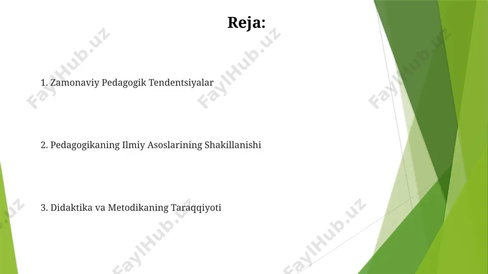 intellektning ta’limdagi roli edi. o‘zbekiston kabi rivojlanayotgan mamlakatlarda texnologiyalarni qo‘llash orqali 50% gacha o‘quvchilarning bilim olish imkoniyatlari yaxshilandi, masalan, samarqanddagi onlayn maktablar misolida. yangi davr va pedagogik fikrlarning rivojlanishi 16-17-asrlar davrida yevropada, xususan, janubiy va g'arbiy yevropada gumanizm g'oyalari ta'siri ostida yangi pedagogik tizimlar, masalan, komenskiyning didaktikasi kabi tizimlar paydo bo'lib, ta'limning yangi uslublarini taklif qildi. 19-asrning ikkinchi yarmida, germaniyada, psixologiya va fiziologiyaning pedagogikaga tatbiq etilishi natijasida, yangi pedagogik yo'nalishlar, masalan, herbart va pestalotsi ta'limi, paydo bo'ldi. o'rta asrlar pedagogikasi oʻrta asrlarda, taxminan 11-13-asrlarda buxoro va samarqand kabi shaharlardagi madrasalarda diniy taʼlim bilan bir qatorda mantiq, astronomiya va matematika kabi fanlar ham oʻqitilgan. 15-asrda amir temur davrida markaziy osiyoda kuchli madaniy va ilmiy rivojlanish kuzatildi, bu esa pedagogika sohasiga ham sezilarli taʼsir koʻrsatdi, koʻplab kutubxonalar va oʻquv yurtlari ochildi. uyg'onish davri va pedagogika уйғониш давридаги таълим ислоҳотлари 300 дан ортиқ янги мактабларни очилишига олиб келди, буларда янги ўқув дастурлари ва …