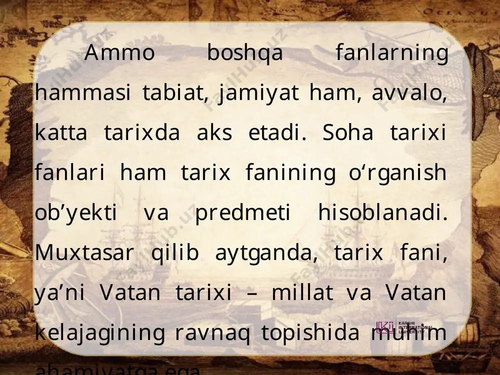 o‘zbekistonning eng yangi tarixi fanining ob’ekti, predmeti va metodologik asoslari - Page 3