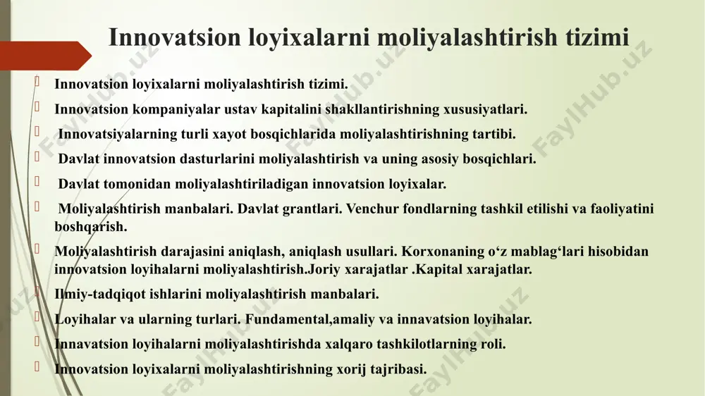 innovatsion loyihalarni venchurli moliyalashtirish - Page 2