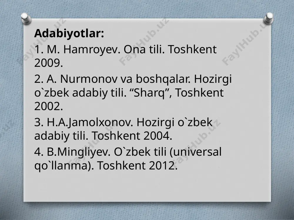 rol o'ynaydi. misol: o'zbek tilida ba'zi so'zlar urg'u o'zgarganida, ma'nosi ham o'zgaradi:” “umid” (umid qilish) — so'zda urg'u birinchi bo'g'in — "u-" da bo'ladi. sintaktik urg'u sintaktik urg'u — bu jumlada ba'zi so'zlarga alohida urg'u berish orqali ularning ahamiyatini yoki ma'nosini oshirishdir. urg'u ko'pincha sintaktik joylashuv orqali amalga oshiriladi, ya'ni so'zlar joylashuviga qarab urg'u ko'rsatiladi. misol: o'zbek tilida sintaktik urg'u quyidagi shakllarda bo'lishi mumkin: "men kitobni o'qidim." — urg'u "kitobni" so'ziga berilgan, demak, gapda aynan kitobni o'qiganini ta'kidlayapmiz. "men kitobni o'qidim." — urg'u "o'qidim" so'ziga berilgan, demak, bu yerda men o'qiganimni ta'kidlashmoqda. urg'u va uning maqsadi: ma'no ta'kidi: urg'u yordamida gapdagi ma'no yoki muhim nuqtalar ta'kidlanadi. emotsiyalarni ifodalash: urg'u orqali gapiruvchi o'zining emotsiyalarini (xushnudlik, g'azab, ajablanish va boshqalar) ham ifodalashi mumkin. frazalar va so'zlar orasidagi farqni ko'rsatish: urg'u yordamida biror so'z yoki frazani boshqa qismlaridan ajratib ko'rsatish mumkin. so'z urg'usi va gap urg'usi — bu tilshunoslikda, so'zlar va jumlalarning talaffuzi …